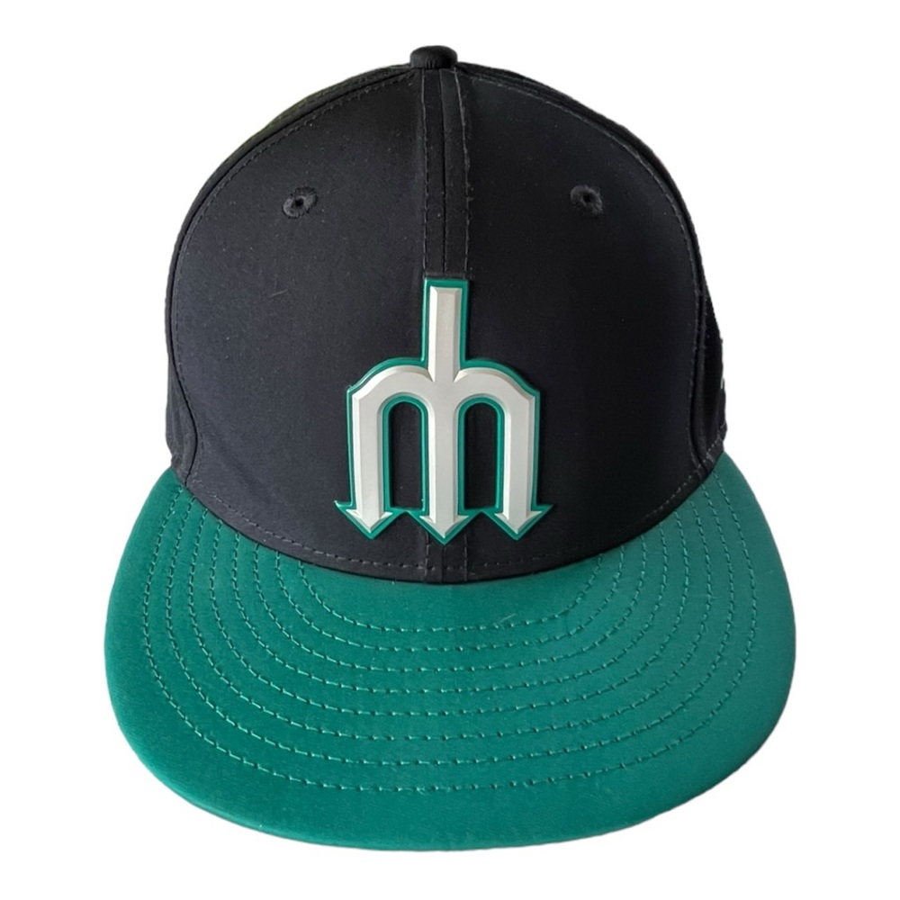 Seattle Mariners Alternate New Era 59Fifty Fitted Hat, size 7